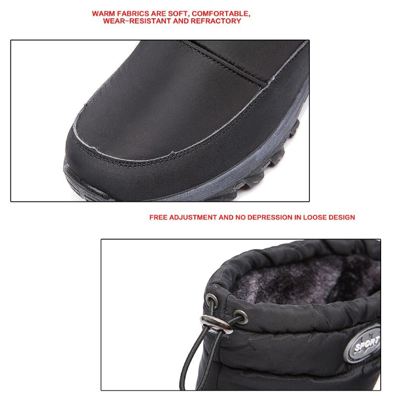Women Waterproof Snow Boots Warm Orthopedic Shoes