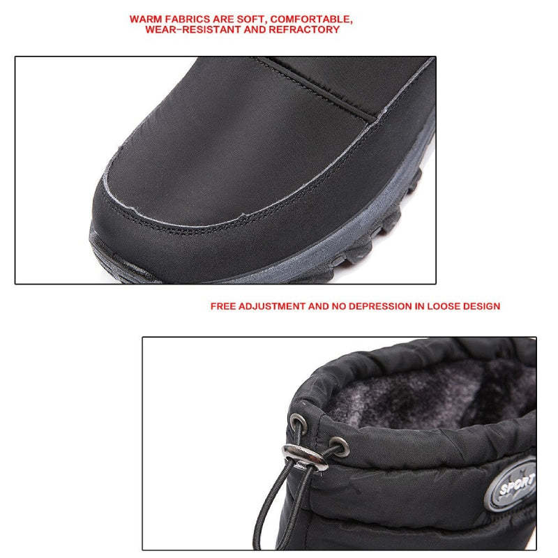 Women Waterproof Snow Boots Warm Orthopedic Shoes