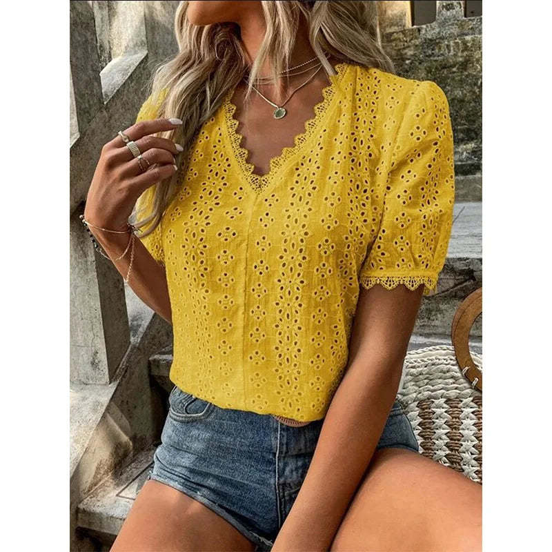 Summer Lace Blouse