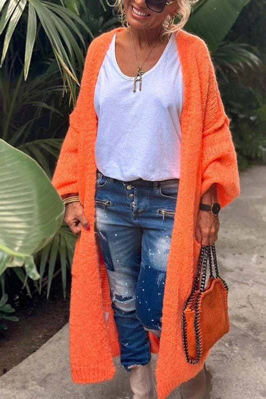 Long Knitted Cardigan