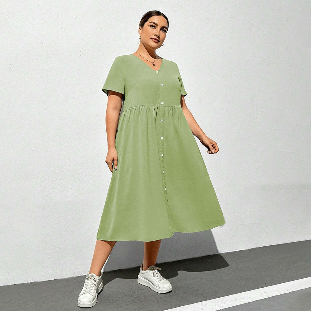 Button-Down Midi Dress