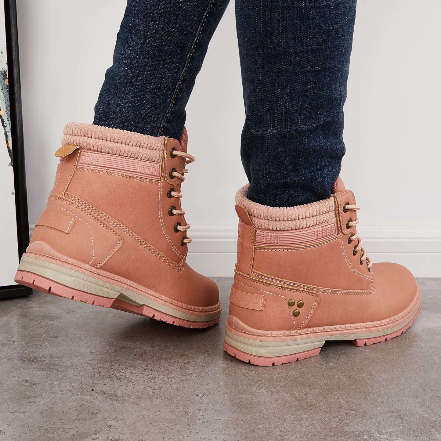 Classic Non Slip Ankle Work Boots Waterproof Hiking Combat Boots