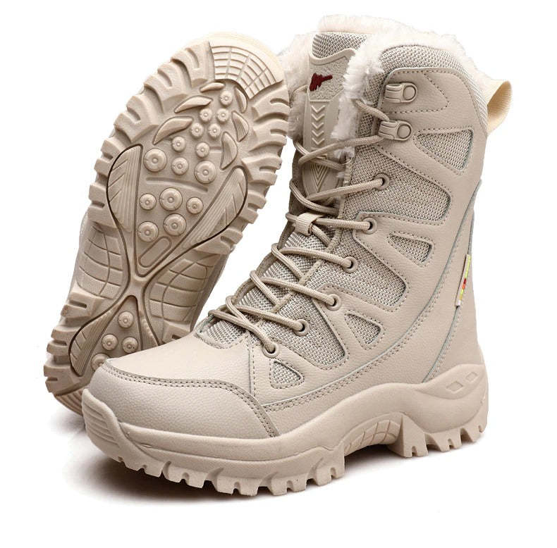 Women Snow Boots Fur Lined Orthopedic Shoes