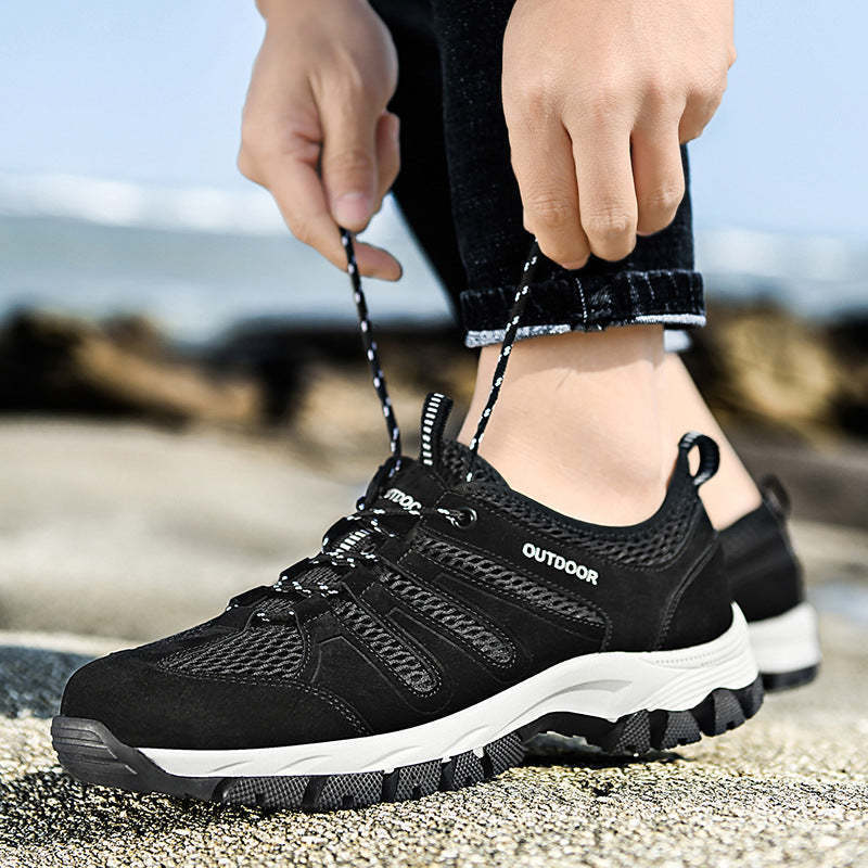 Men Arch Support & Breathable and Light & Non-Slip Shoes -Hiking Walking Shoes