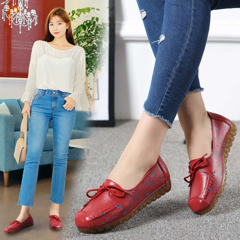 New Soft-faced Printed Women Shoes
