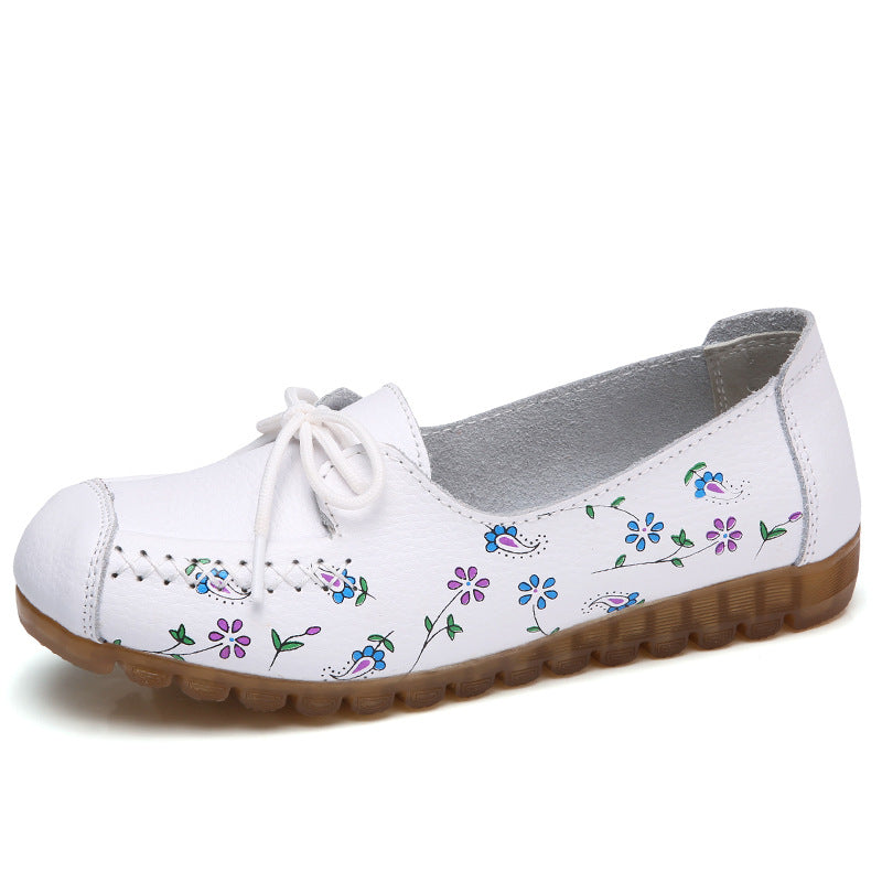 New Soft-faced Printed Women Shoes