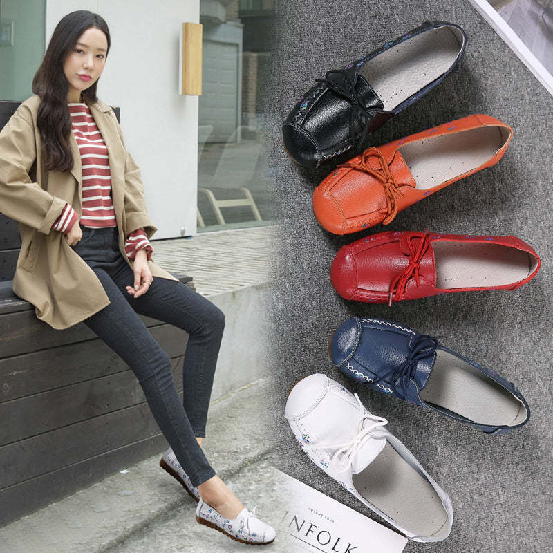 New Soft-faced Printed Women Shoes