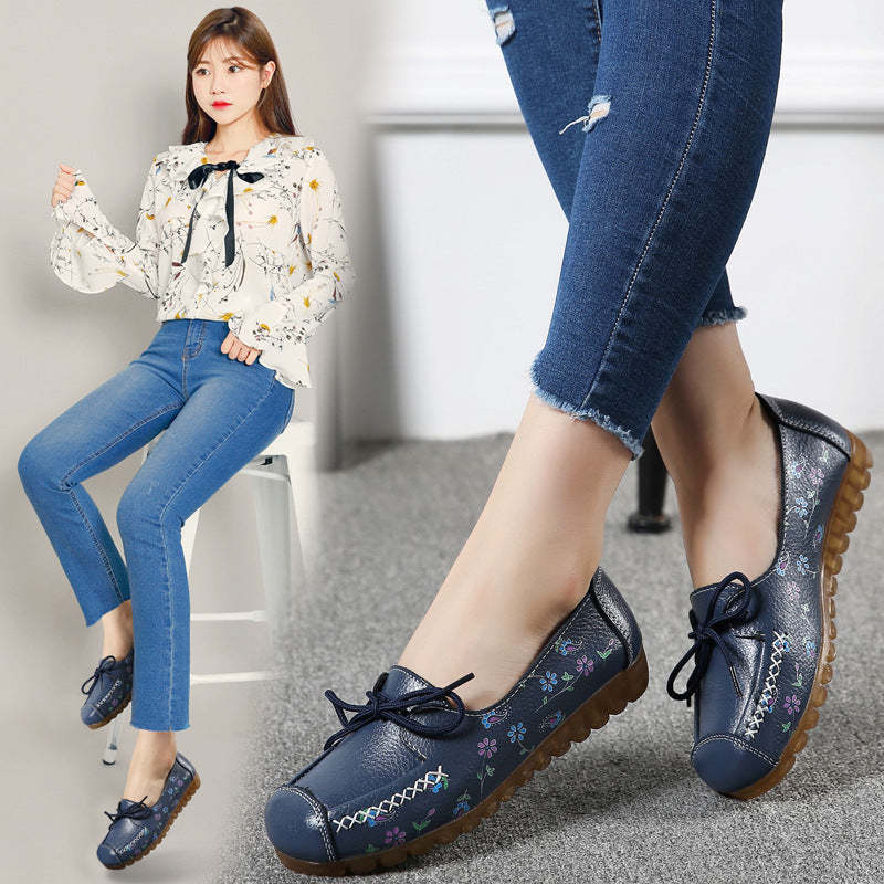 New Soft-faced Printed Women Shoes