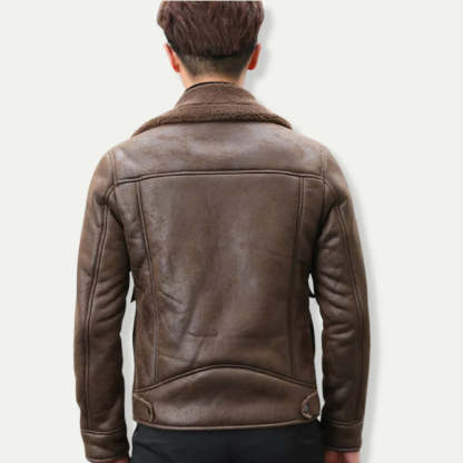 Suede Look Biker Jacket