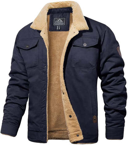 Bomber Jacket With Wool Lining