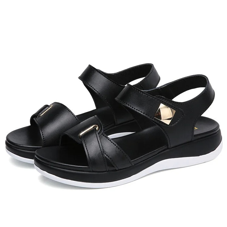 Women's Arch Support Leather Sandals