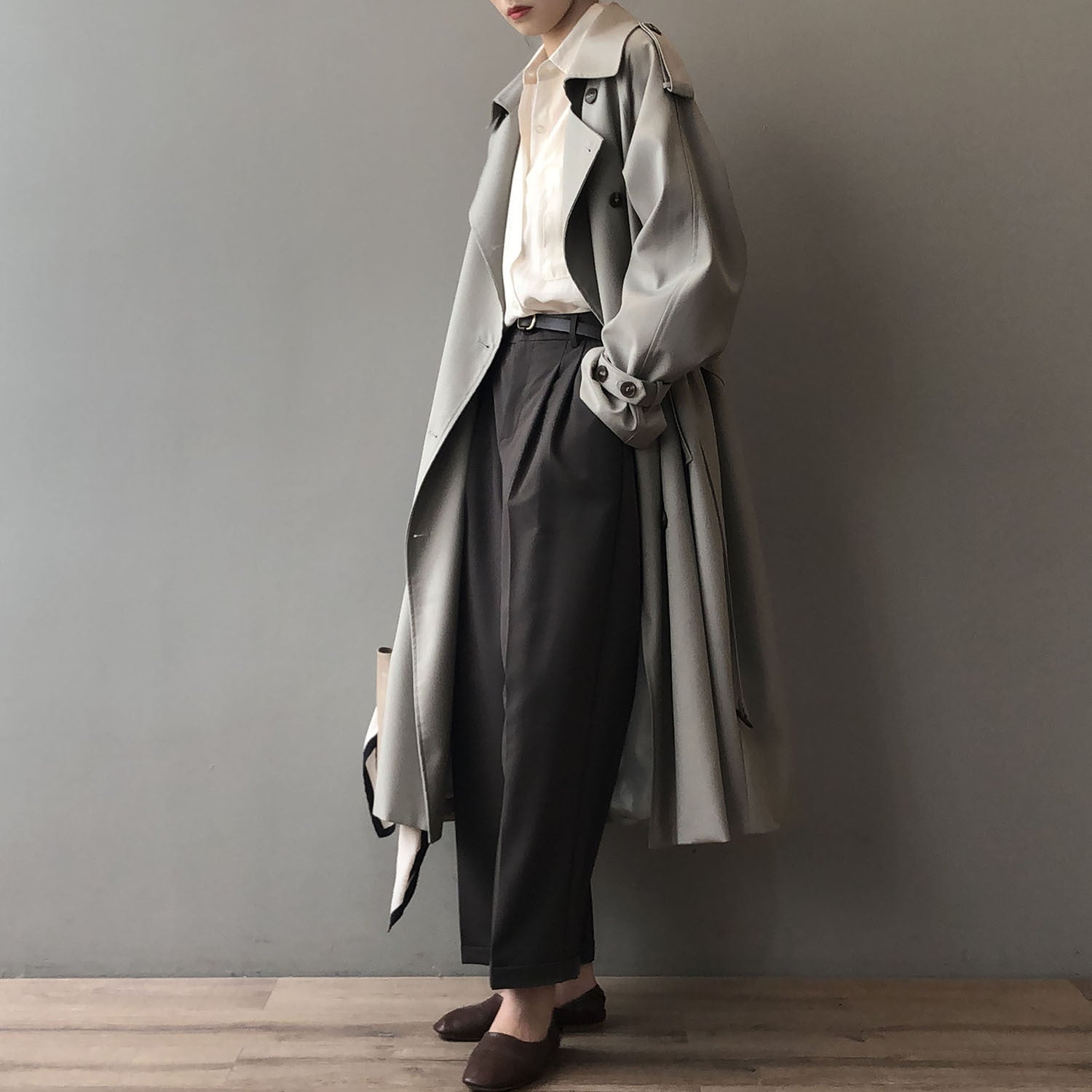 Breasted Trench Coat