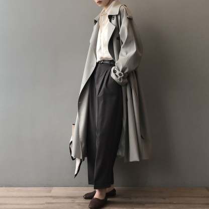 Breasted Trench Coat