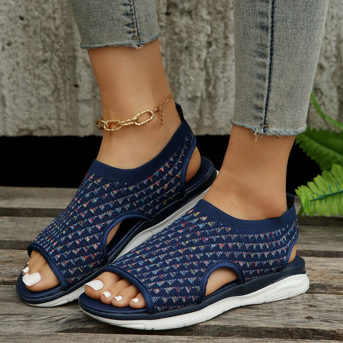 Orthopedic Premium Stretch Slingback Sports Sandals