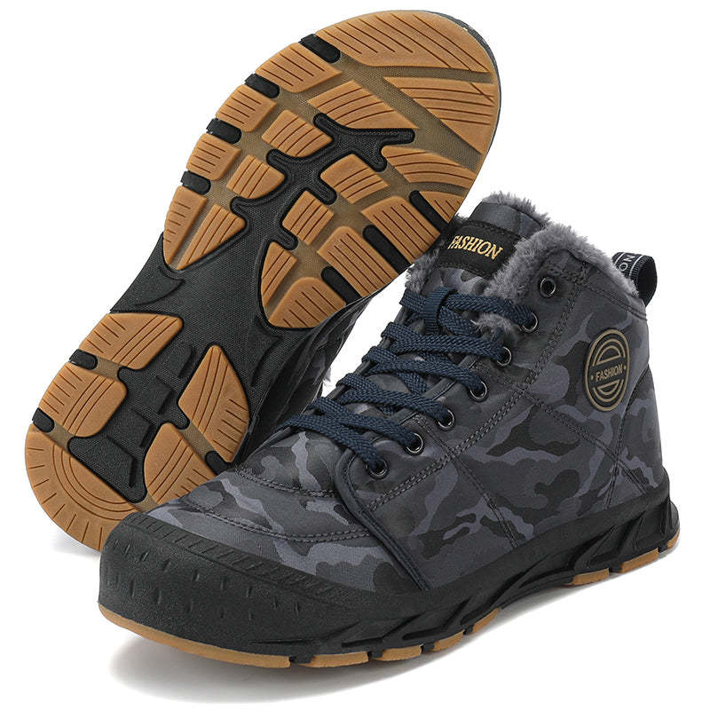 Ankle Boots For Men Thick Sole Winter Orthopedic Shoes