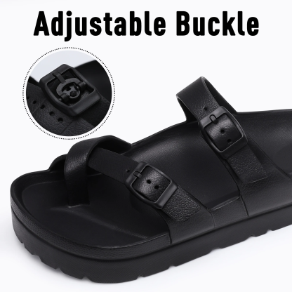 Women's Platform Clogs with Arch Support Adjustable Beach Sandals