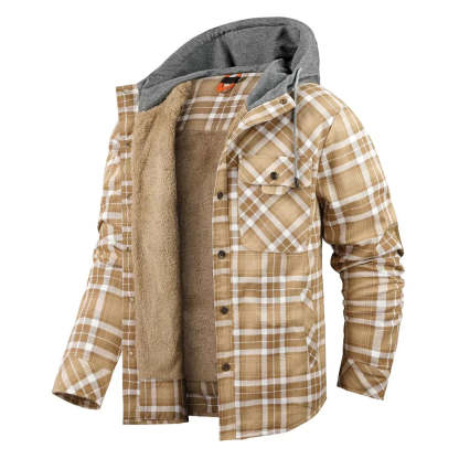 Flannel Fleece Winter Jacket