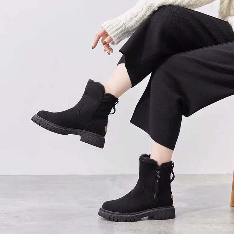 Orthopedic Snow Boots Women Warm Ankle Shoes