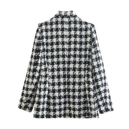 Breasted Blazer With Structure