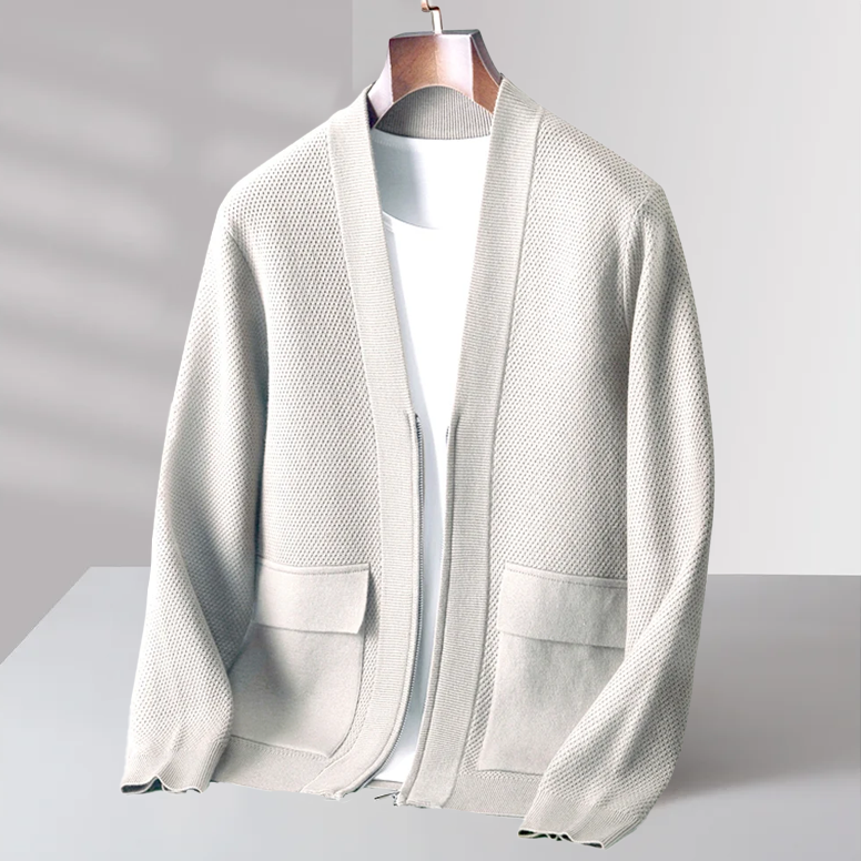 Luxury Knitted Woolly Cardigan for Men