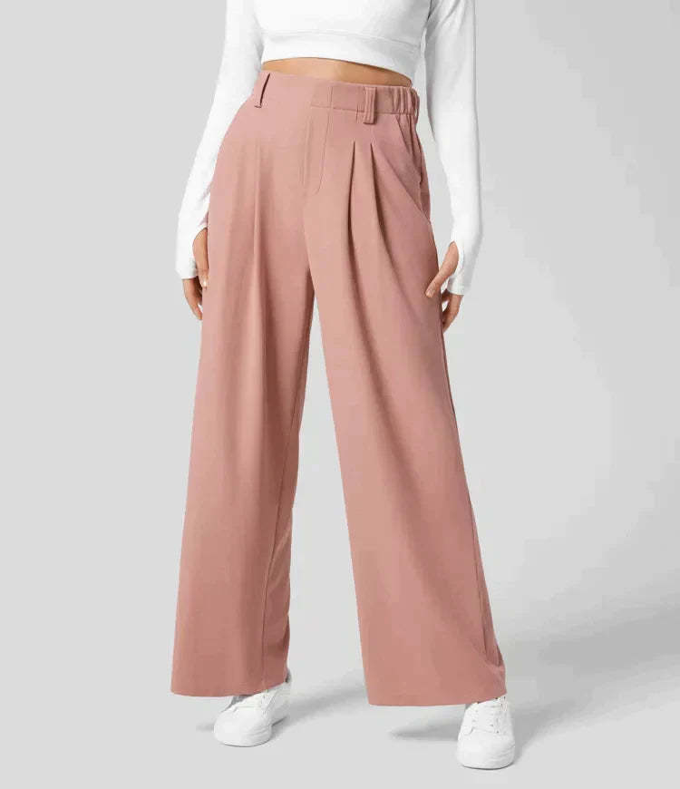 High-Tailed Office Pants for Women