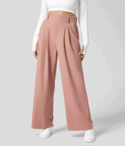 High-Tailed Office Pants for Women
