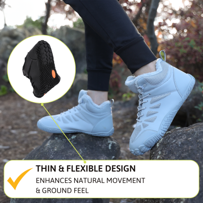 Warm and Water-repellent Barefoot Shoes