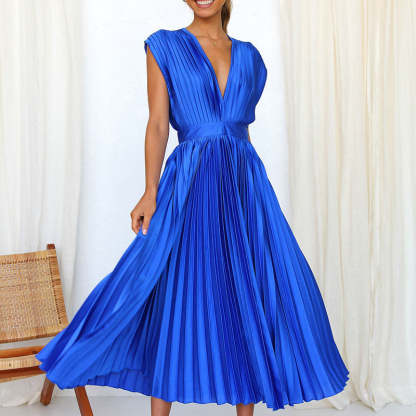 Pleated Summer Dress