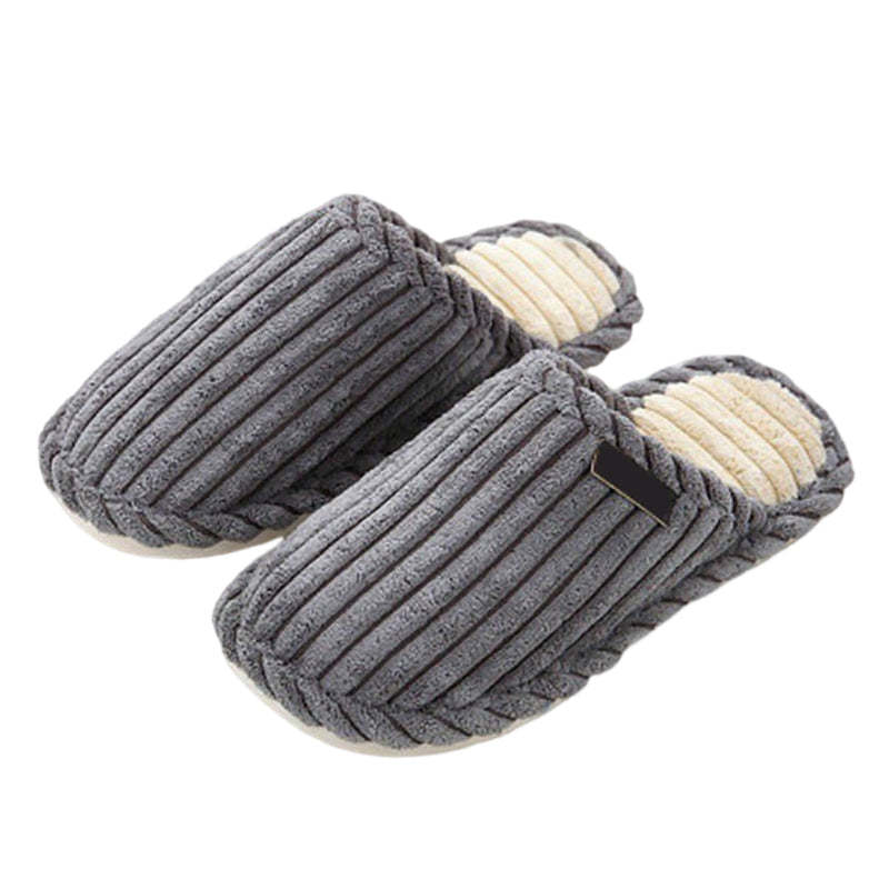 Men Comfy Warm Slippers Smooth Yarn Home Slides