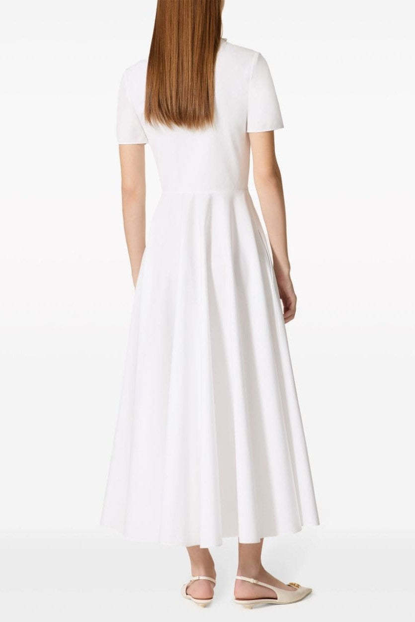 Plain White Maxi Dress