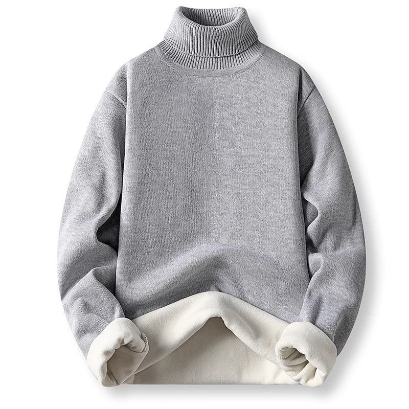 Men's Turtleneck With Teddy Lining