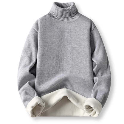 Men's Turtleneck With Teddy Lining