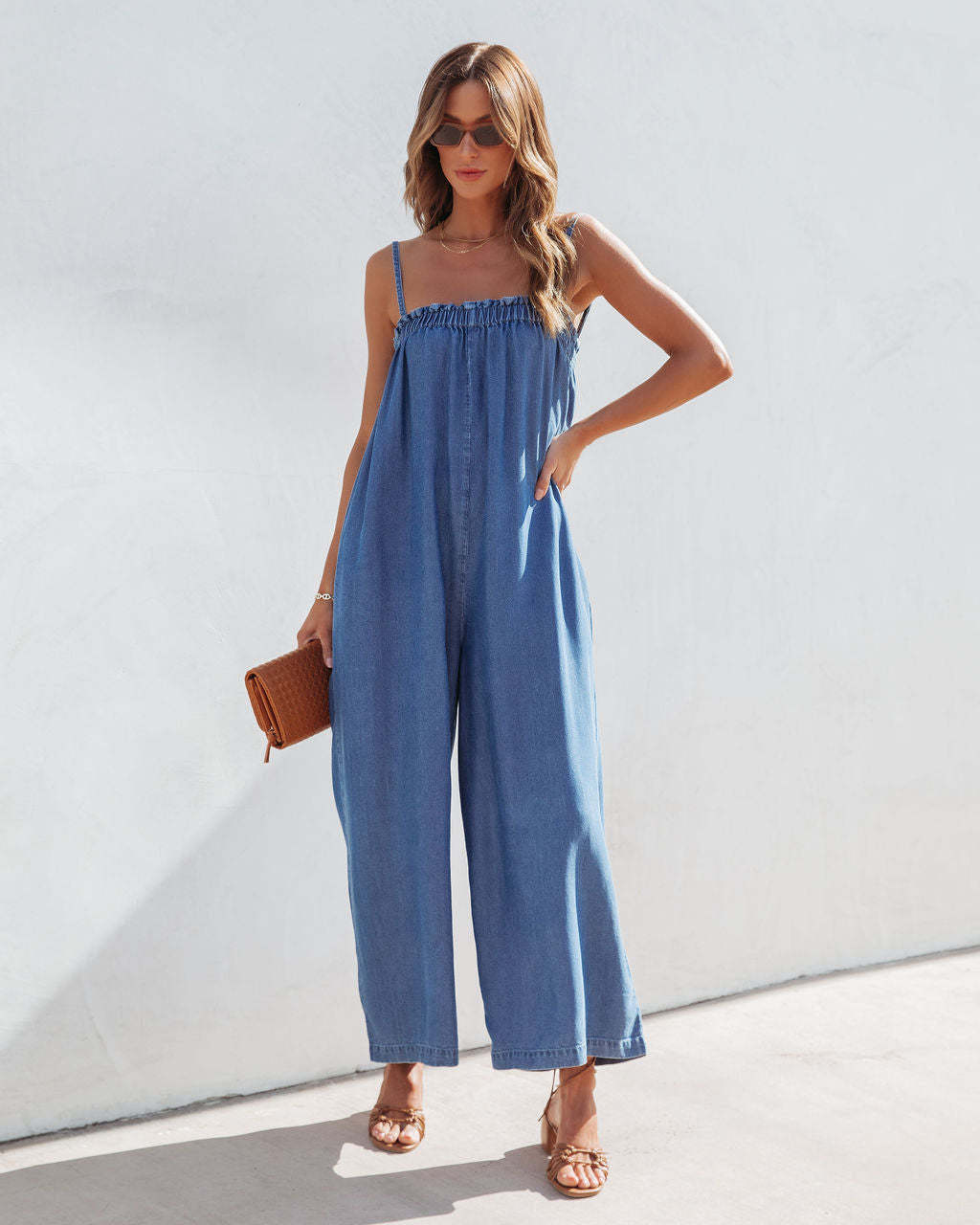 Vintage denim jumpsuit