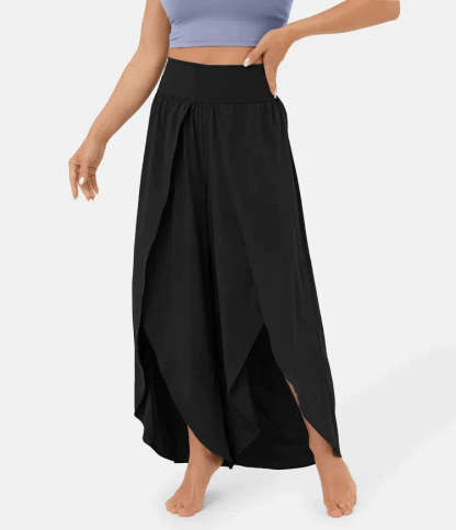 Split Leg Palazzo Pants