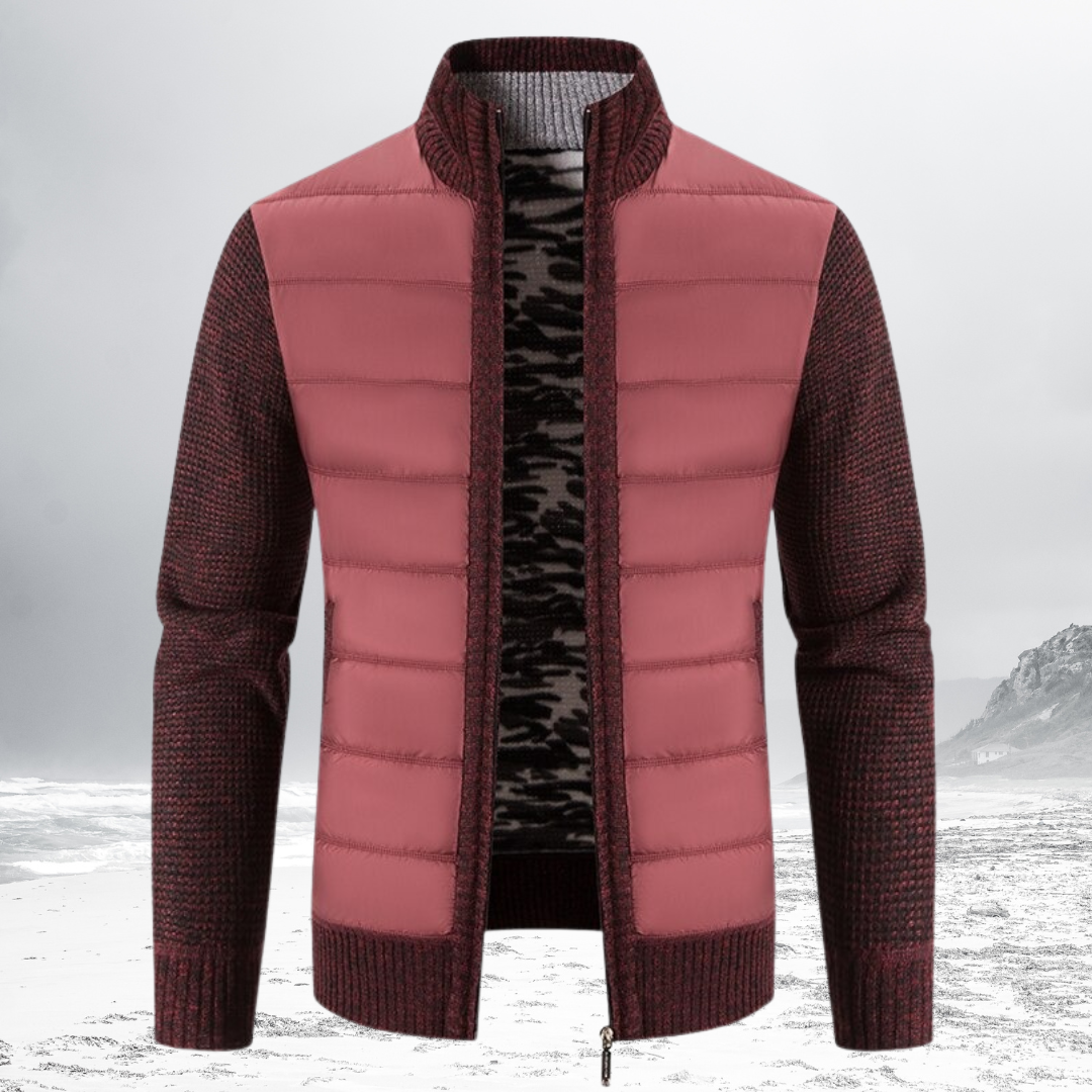 Padded Zip Sweater