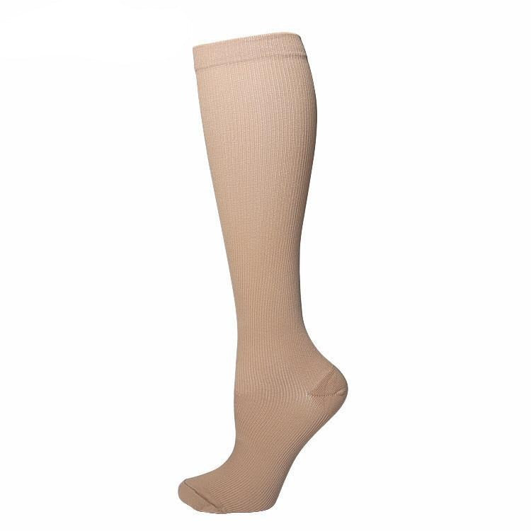 (3 PAIRS) Graduated Compression Socks Knee High Support Stockings