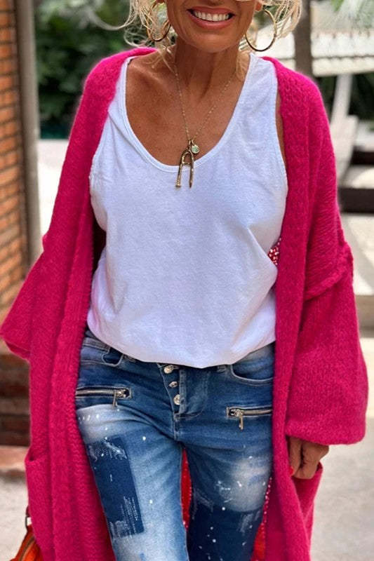 Long Knitted Cardigan
