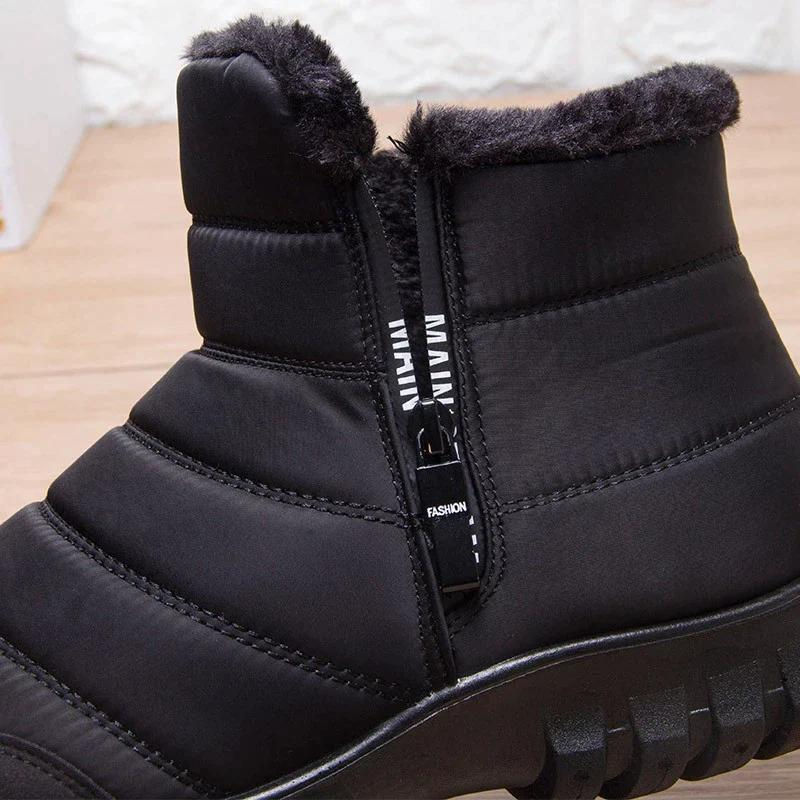 Fur Ankle WaterProof Boots Orthopedic Shoes For Men Trendy Winter 2023