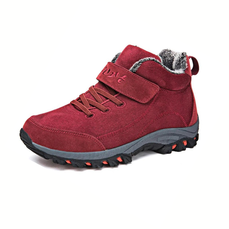 Women Orthopedic Boots  Comfortable Suede Leather Warm Hiking Boots
