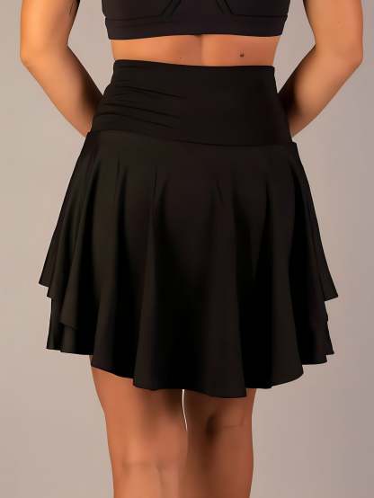Stylish Mini Skirt With Shorts