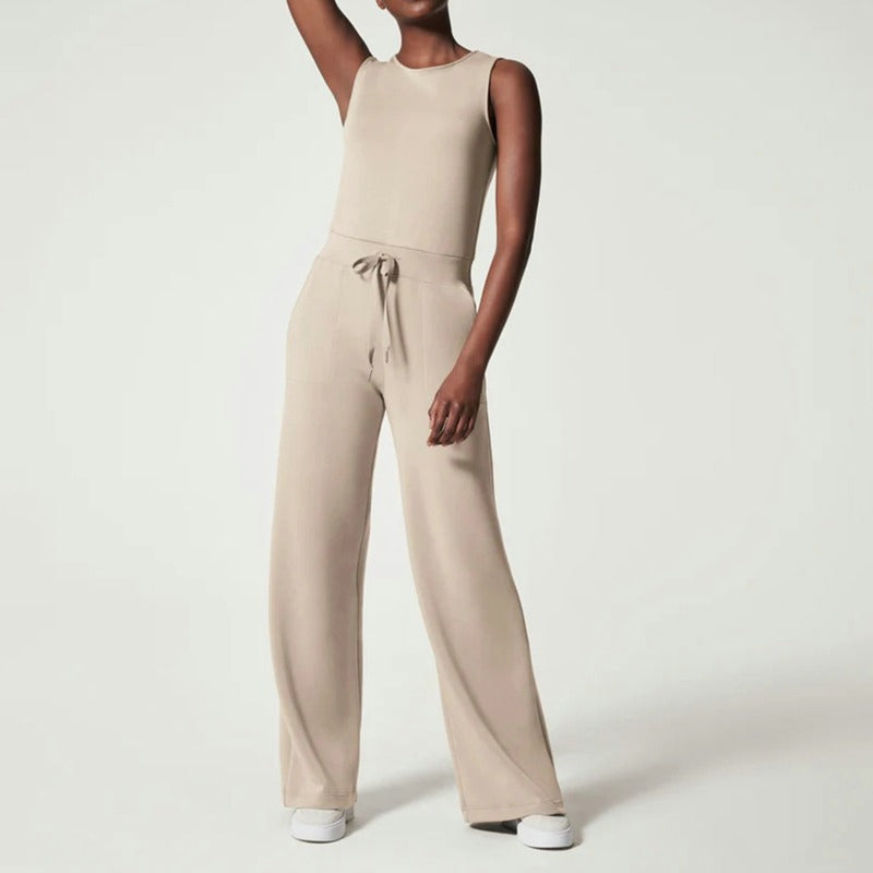 Air Essentials Sleeve Plain Jumpsuit