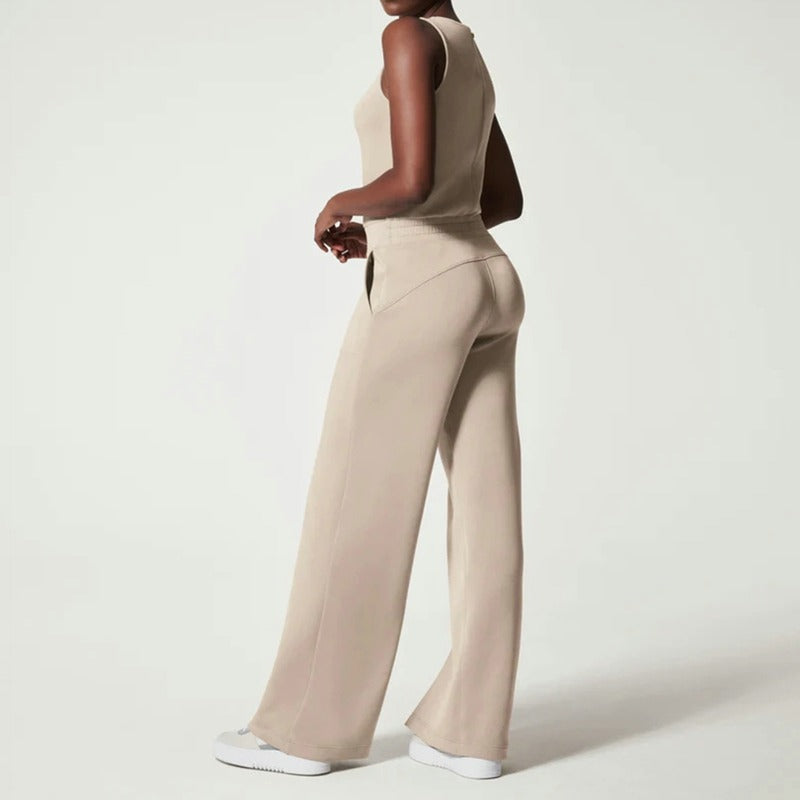 Air Essentials Sleeve Plain Jumpsuit