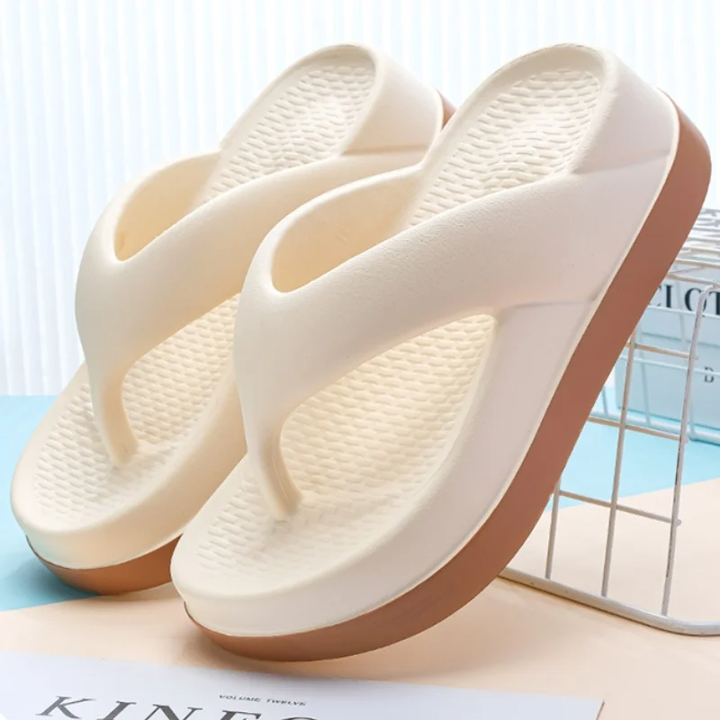Women's Comfortable Platform Flip Flops Non-slip Outdoor