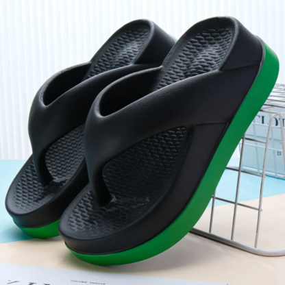 Women's Comfortable Platform Flip Flops Non-slip Outdoor