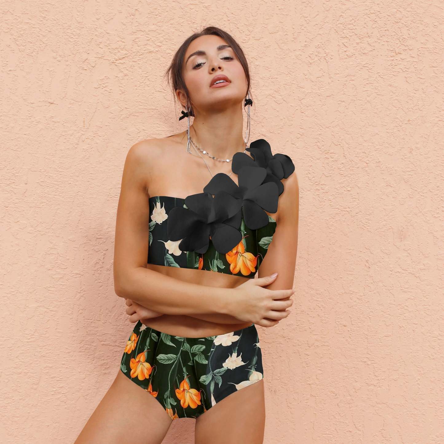 Sexy Flower Bikini Set
