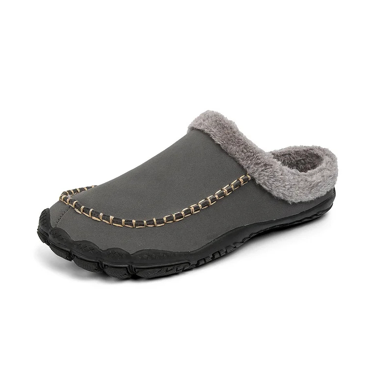 Men Winter Orthopedic Barefoot Slippers Premium Arch Support Plantar Fasciitis Slippers