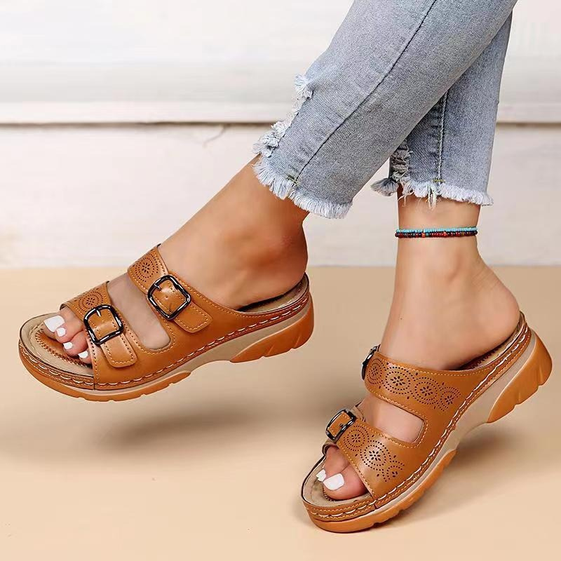 Women's Orthopedic Leather Sandals