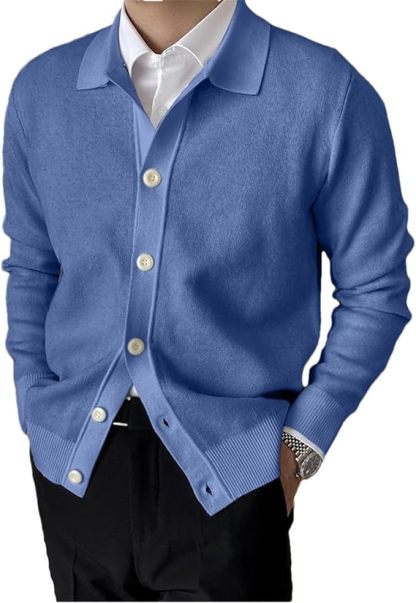 Classic Knit Cardigan For Men