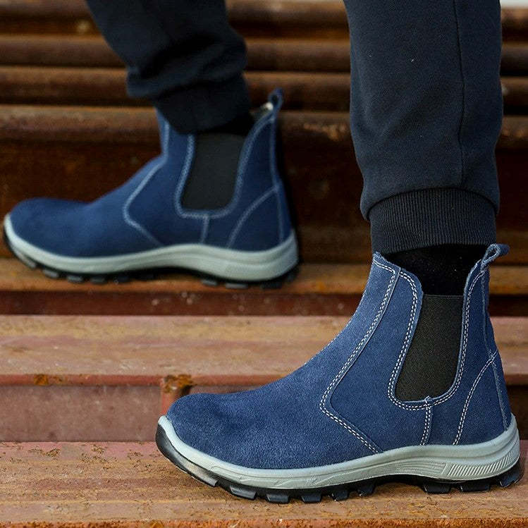 Men Boots Winter Keep Warm Fur Lined Orthopedic Shoes