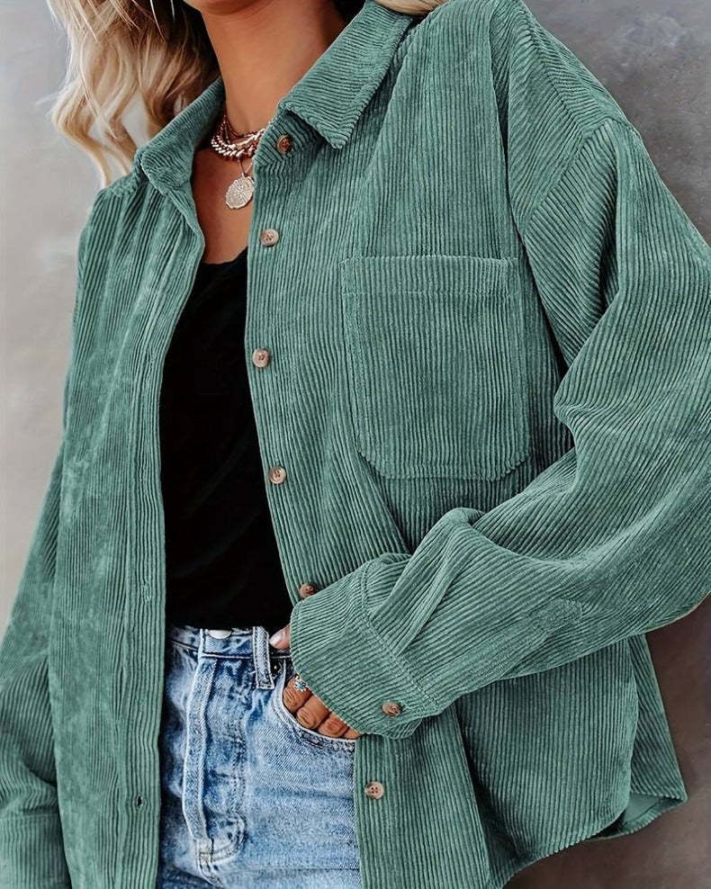 Vintage Corduroy Shirt for Women